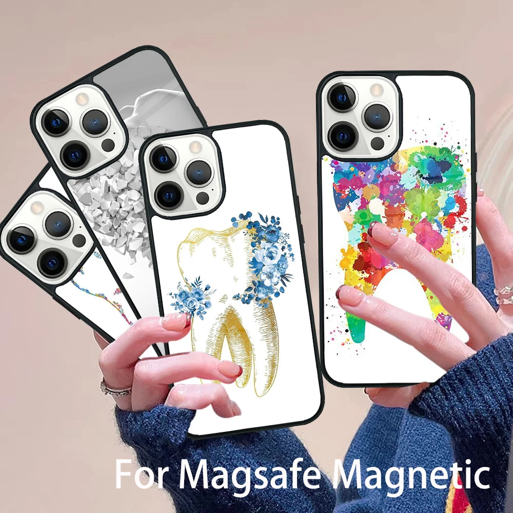 The Dentist Tooth Phone Case Magesafe Magnetic Wireless Charge Cover For IPhone 16 11 12 13 14 15 Pro Max Plus Mini
The Dentist Tooth Phone Case Magesafe Magnetic Wireless Charge Cover For IPhone 16 11 12 13 14 15 Pro Max Plus Mini