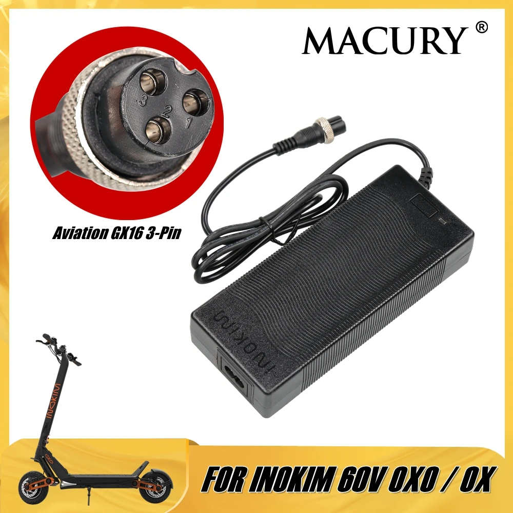 Original Aviation GX16 3-Pin 67.2V 1.75A Standard Charger for Some INOKIM 60V OXO OX Electric Scooter Charging AC/DC Adapter
Original Aviation GX16 3-Pin 67.2V 1.75A Standard Charger for Some INOKIM 60V OXO OX Electric Scooter Charging AC/DC Adapter