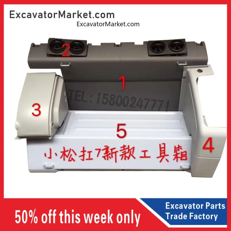 For Komatsu Pc 200/210/220/300/360-7 Cab Seat Rear Toolbox Decorative Panel excavator Parts
For Komatsu Pc 200/210/220/300/360-7 Cab Seat Rear Toolbox Decorative Panel excavator Parts