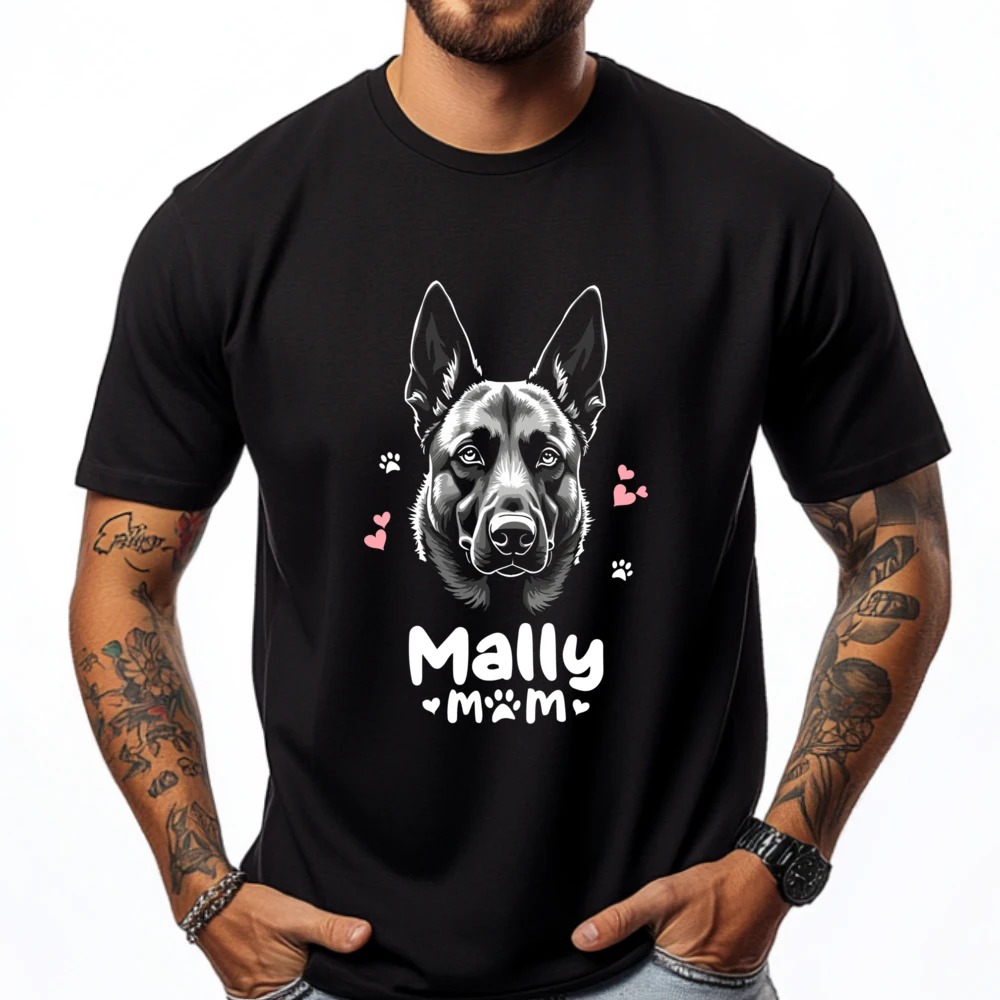 Mally Mom Belgian Malinois Belgian Shepherd Dog Designer T Shirt Men Men's Shirt T-Shirts Gift Graphic Tee Shirt England Style
Mally Mom Belgian Malinois Belgian Shepherd Dog Designer T Shirt Men Men's Shirt T-Shirts Gift Graphic Tee Shirt England Style