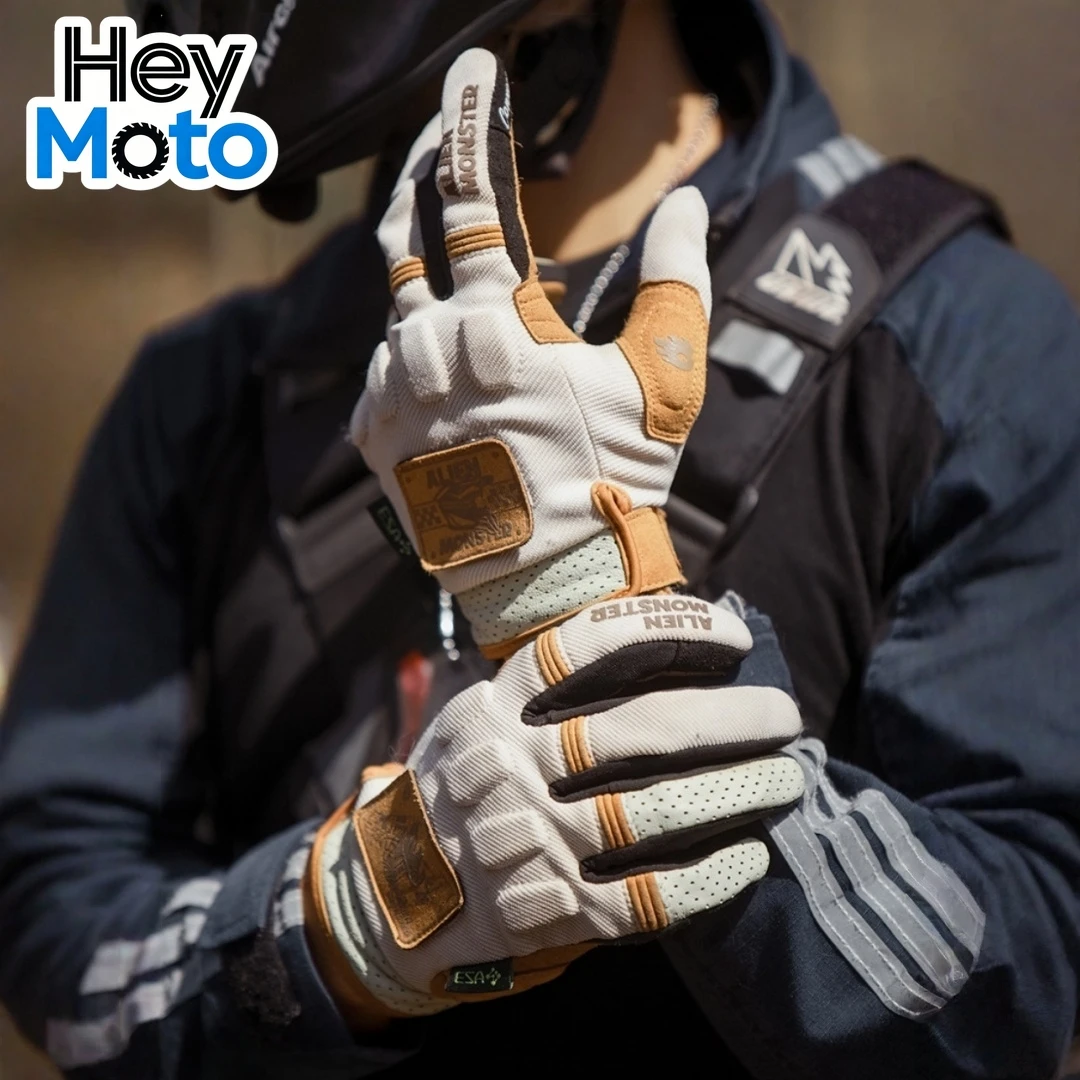 Motorcycle Riding Gloves Summer BreathableMesh Wear-resistant Outdoor Gloves DIY Velcro Vintage Cruiser Riding Motorcycle Gear
Motorcycle Riding Gloves Summer BreathableMesh Wear-resistant Outdoor Gloves DIY Velcro Vintage Cruiser Riding Motorcycle Gear