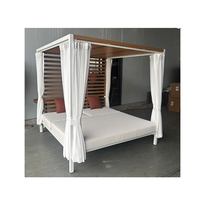 Outdoor gazebo bed resting leisure sun room B & B resort open-air swimming pool waterproof sunscreen beach
Outdoor gazebo bed resting leisure sun room B & B resort open-air swimming pool waterproof sunscreen beach