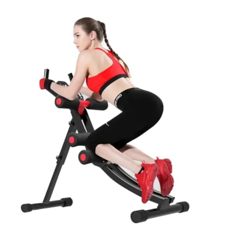 Home gym abdominal trainer: foldable AB cruncher for core workouts, steel frame, black finish, space-saving design
Home gym abdominal trainer: foldable AB cruncher for core workouts, steel frame, black finish, space-saving design