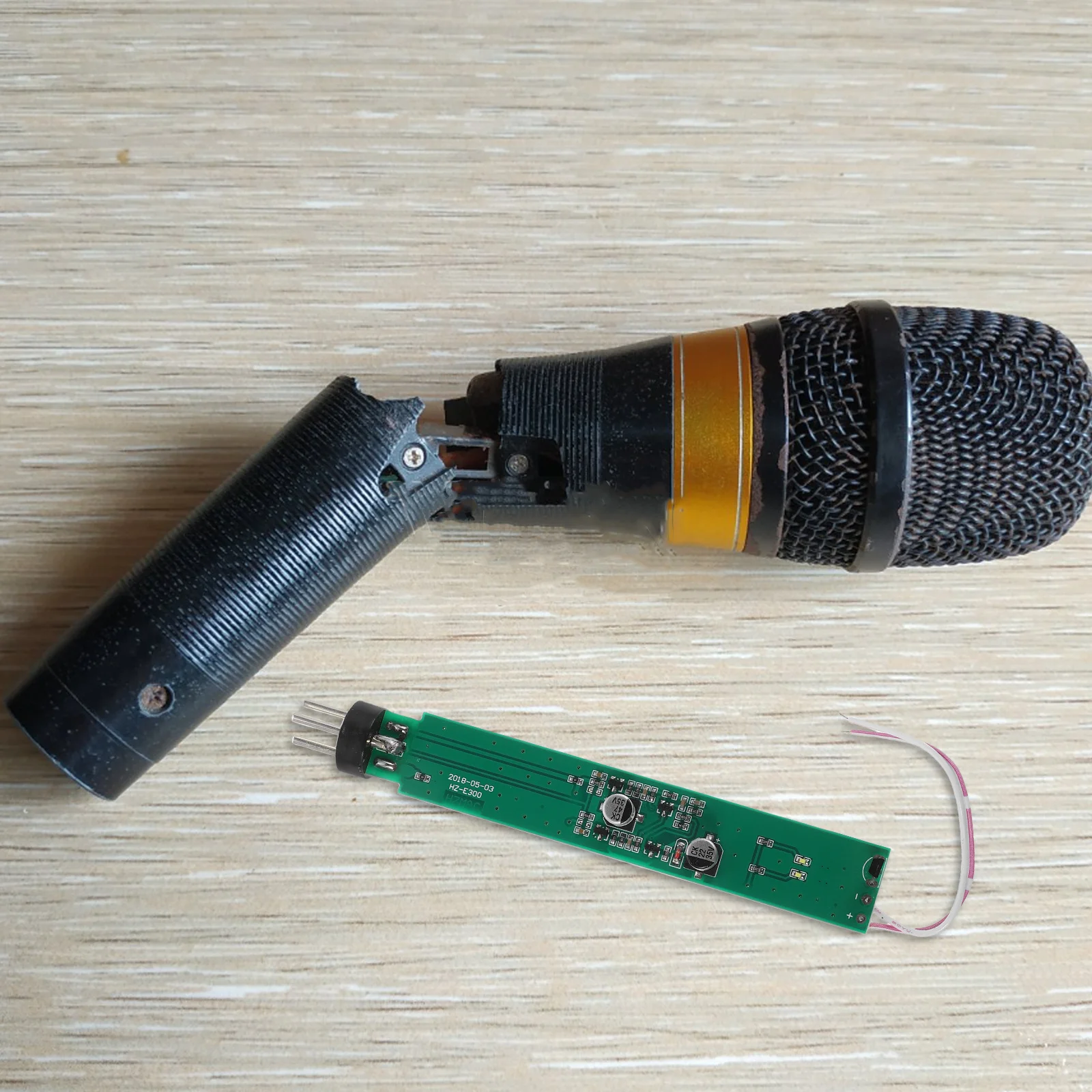 Circuit Board High Precision Low Noise Design For Condenser Mic Repair Module Compatible With E300 Microphone Circuit Board For