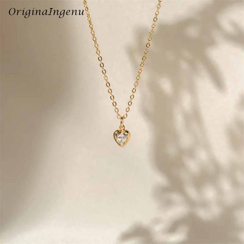 14K Gold Filled Heart CZ Necklace Minimalist Dainty Hearth Charm NecklaceTarnish Resistant Women Jewelry
14K Gold Filled Heart CZ Necklace Minimalist Dainty Hearth Charm NecklaceTarnish Resistant Women Jewelry