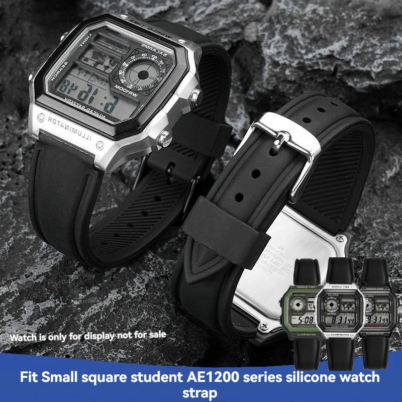 Ремешок 18 мм для Casio F-91W, силиконовый ремешок для часов SGW400 F84 F105/108/A158W/168 AE1200/1300, водонепроницаемый резиновый браслет на запястье
Ремешок 18 мм для Casio F-91W, силиконовый ремешок для часов SGW400 F84 F105/108/A158W/168 AE1200/1300, водонепроницаемый резиновый браслет на запястье