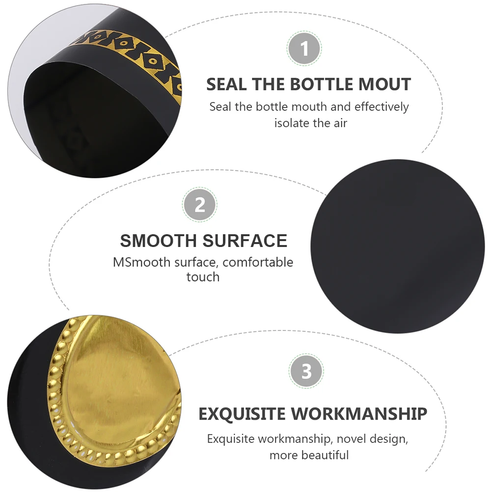 200Pcs Red Wine Sealed Cover PVC Heat Shrink Caps for Wine Bottle Seal Protection Bar Accessories Decorative Bottle Top
200Pcs Red Wine Sealed Cover PVC Heat Shrink Caps for Wine Bottle Seal Protection Bar Accessories Decorative Bottle Top