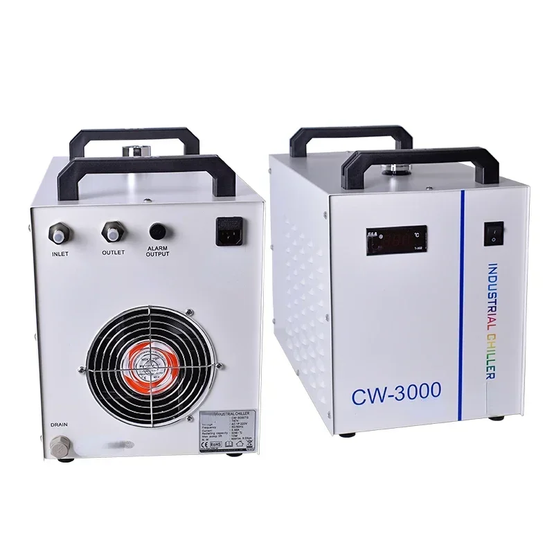 Industrial Water Chiller S&A CW3000 For CNC Spindle Machine CO2 Laser Tube 80W Small air Cooling Machine Hot sales
Industrial Water Chiller S&A CW3000 For CNC Spindle Machine CO2 Laser Tube 80W Small air Cooling Machine Hot sales