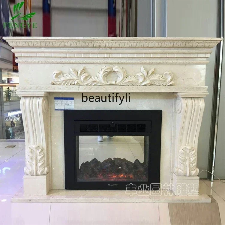 P Stone fireplace European carved fireplace stand TV background wall decorative cabinet living room ornament
P Stone fireplace European carved fireplace stand TV background wall decorative cabinet living room ornament