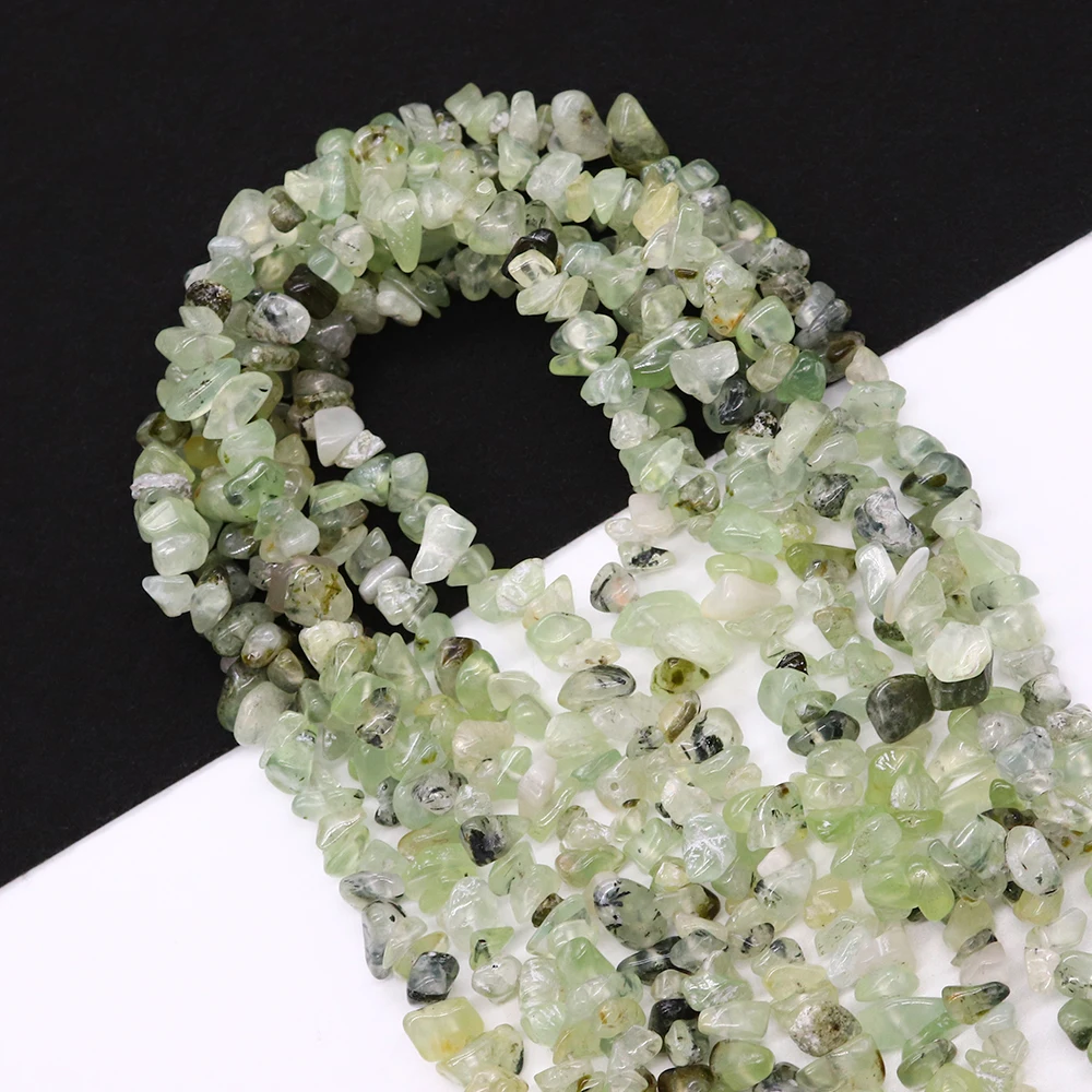 Irregular Natural Stone Bead Prehnite Chip Gravel Loose Bead Handmade Creactive Necklace Bracelet Jewelry Accessory 1strand/pack
Irregular Natural Stone Bead Prehnite Chip Gravel Loose Bead Handmade Creactive Necklace Bracelet Jewelry Accessory 1strand/pack