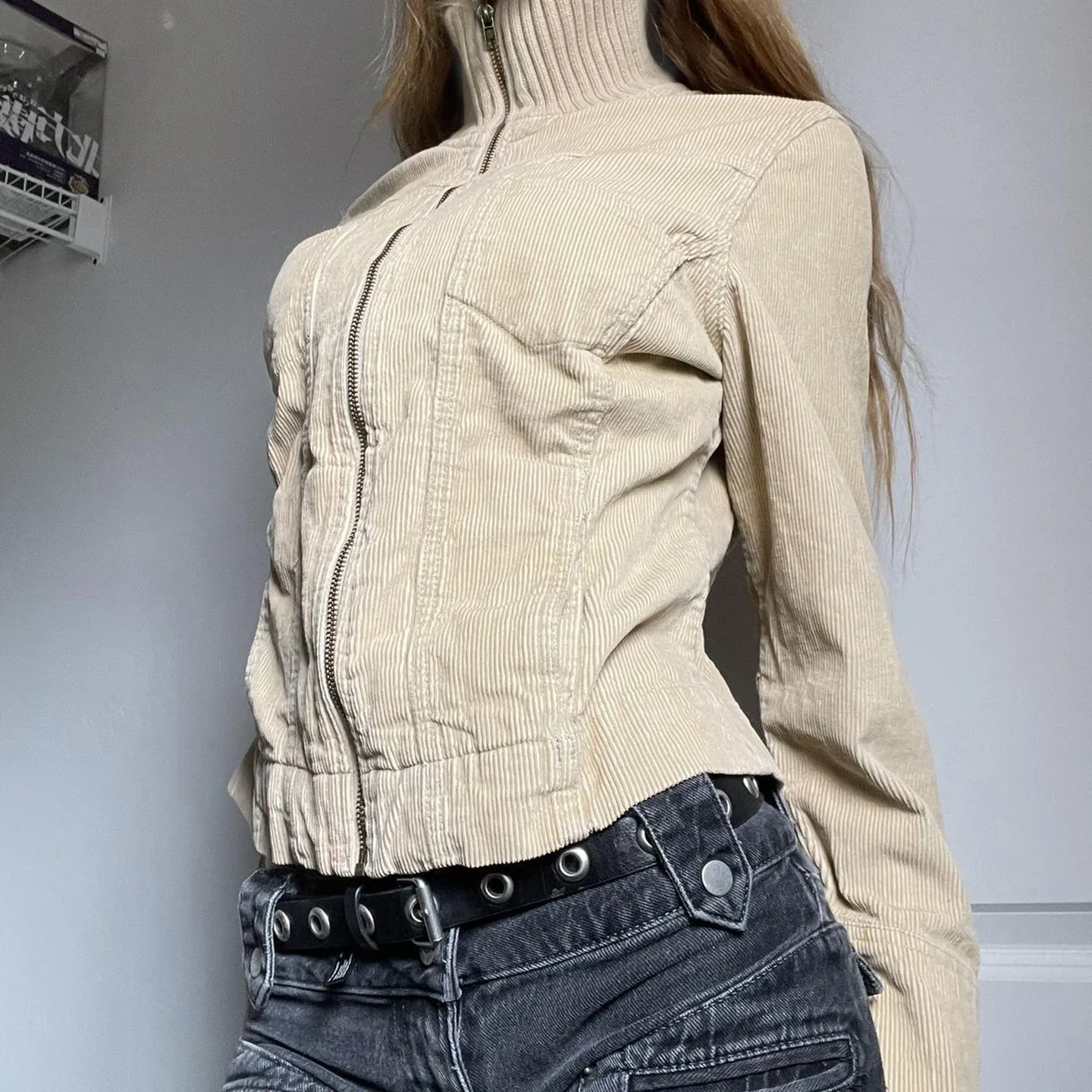 American Retro Industrial Style Zipper Pocket Waist Cinched Jacket Casual Street Sexy Top Simple Fashion Women's Coat
American Retro Industrial Style Zipper Pocket Waist Cinched Jacket Casual Street Sexy Top Simple Fashion Women's Coat