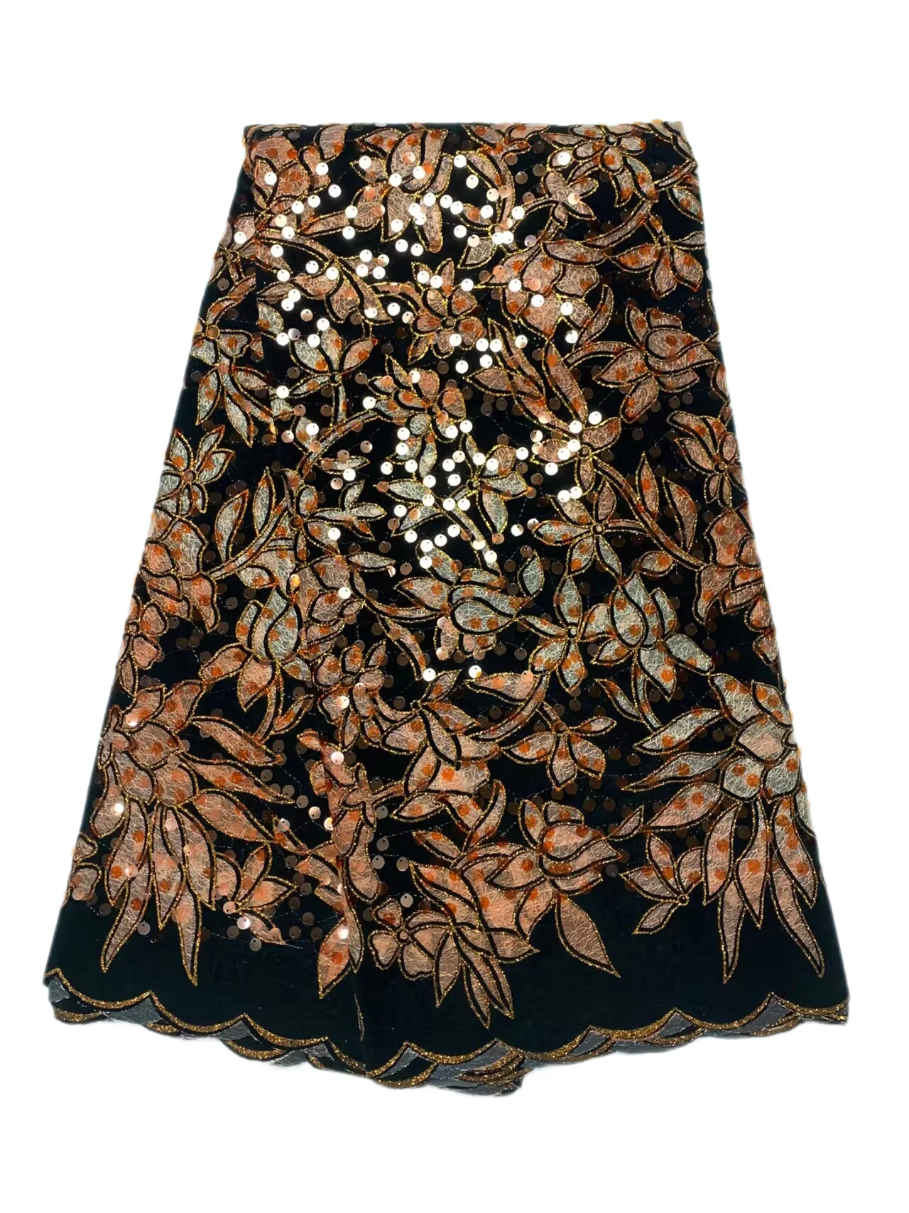 Hot African Flocking Lace Fabric With Sequins French Velvet Lace 2025 High Quality Nigeria Velvet Fabric For Women Party Dresses
Hot African Flocking Lace Fabric With Sequins French Velvet Lace 2025 High Quality Nigeria Velvet Fabric For Women Party Dresses