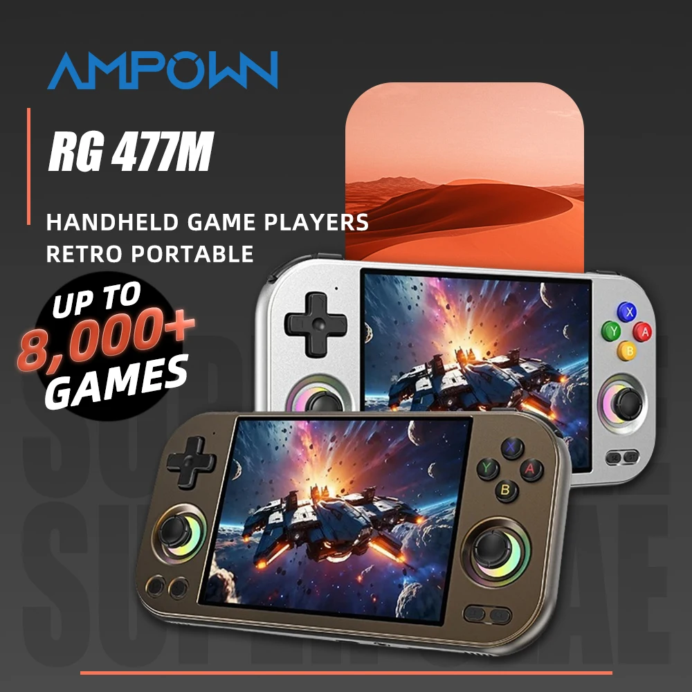 Портативная игровая консоль AMPOWN Anbernic RG 477M, 4,7-дюймовый LTPS-экран, 120 Гц, Android 14, портативный ретро-видеоигровой плеер, AI WIFI
Портативная игровая консоль AMPOWN Anbernic RG 477M, 4,7-дюймовый LTPS-экран, 120 Гц, Android 14, портативный ретро-видеоигровой плеер, AI WIFI