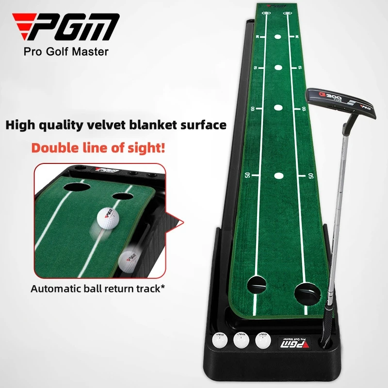 PGM Golf Putter Trainer Set Golf Practice Putting Mat Ball Return 3M Крытый гольф Green Fairway Trainer с перегородкой Учебные пособия
PGM Golf Putter Trainer Set Golf Practice Putting Mat Ball Return 3M Крытый гольф Green Fairway Trainer с перегородкой Учебные пособия