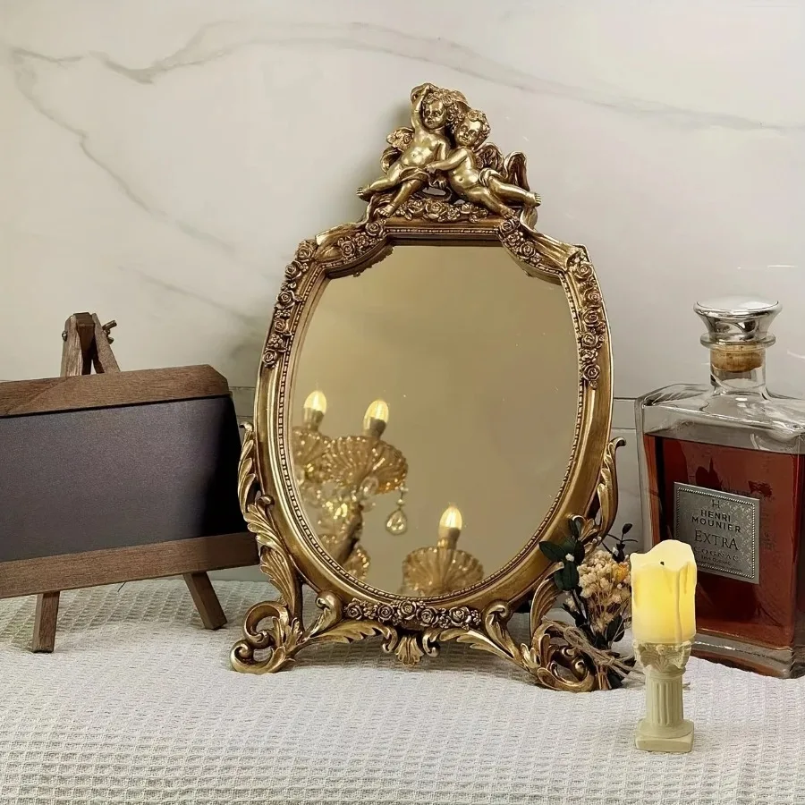 French Retro Mirror Sofa Bedroom Living Room Bedside Decoration Ornament Simple Decoration Mirror Home Frame Picture Frame
French Retro Mirror Sofa Bedroom Living Room Bedside Decoration Ornament Simple Decoration Mirror Home Frame Picture Frame