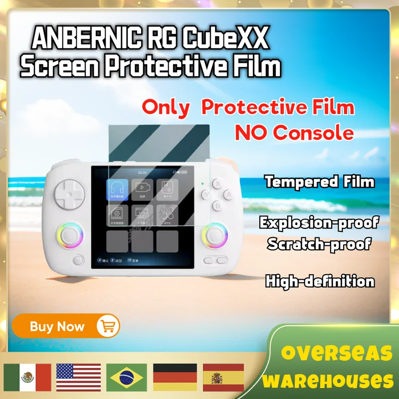 For RG Cube XX Handheld Game Console Screen Protective Film Tempered Film HD explosion-proof scratch-proof
For RG Cube XX Handheld Game Console Screen Protective Film Tempered Film HD explosion-proof scratch-proof