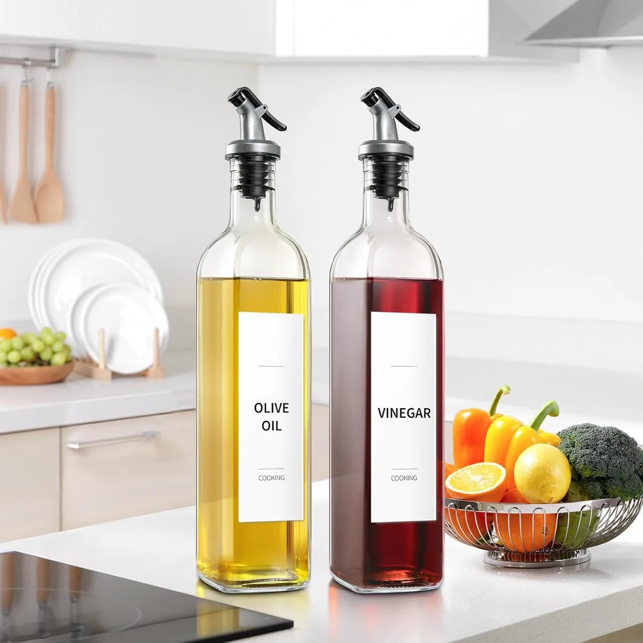 Simple Square Glass Oil Pot Kitchen Seasoning Bottle Household Soy Sauce Vinegar Bottle Seasoning Tools & Oil Bottle
Simple Square Glass Oil Pot Kitchen Seasoning Bottle Household Soy Sauce Vinegar Bottle Seasoning Tools & Oil Bottle
