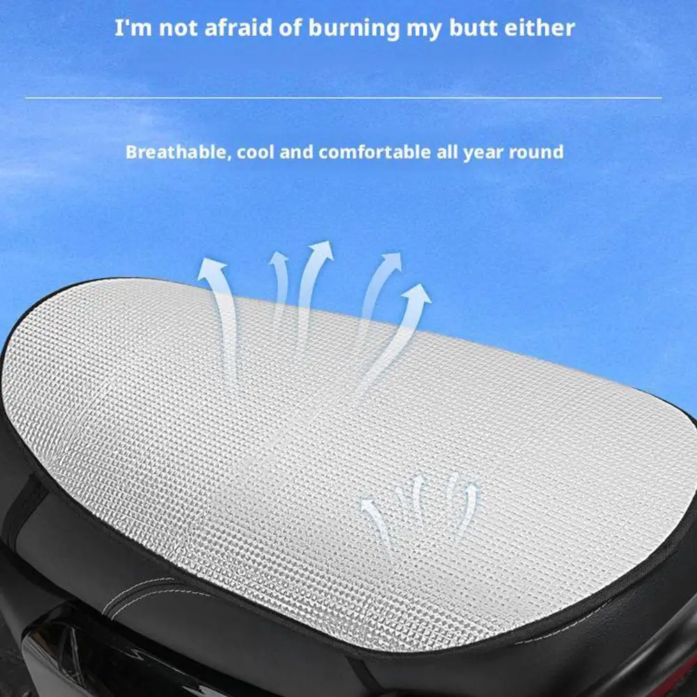 Motorcycle Electric Bikes Summer Sun Protection Seat Insulation Pad Water-proof Cushion Sunshade Reflective Foil Heat Alumi T4D2
Motorcycle Electric Bikes Summer Sun Protection Seat Insulation Pad Water-proof Cushion Sunshade Reflective Foil Heat Alumi T4D2