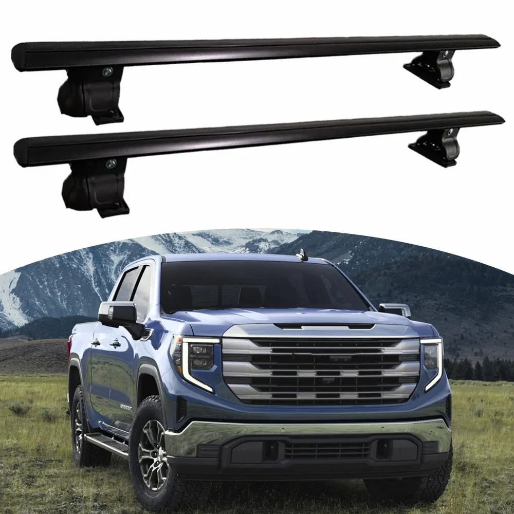 2PCS Cross Bar Black Fits For GMC SIERRA 1500 2019-2025 Bare Roof Luggage Cargo Anti-Theft Locks No Roof Rack Rails
2PCS Cross Bar Black Fits For GMC SIERRA 1500 2019-2025 Bare Roof Luggage Cargo Anti-Theft Locks No Roof Rack Rails