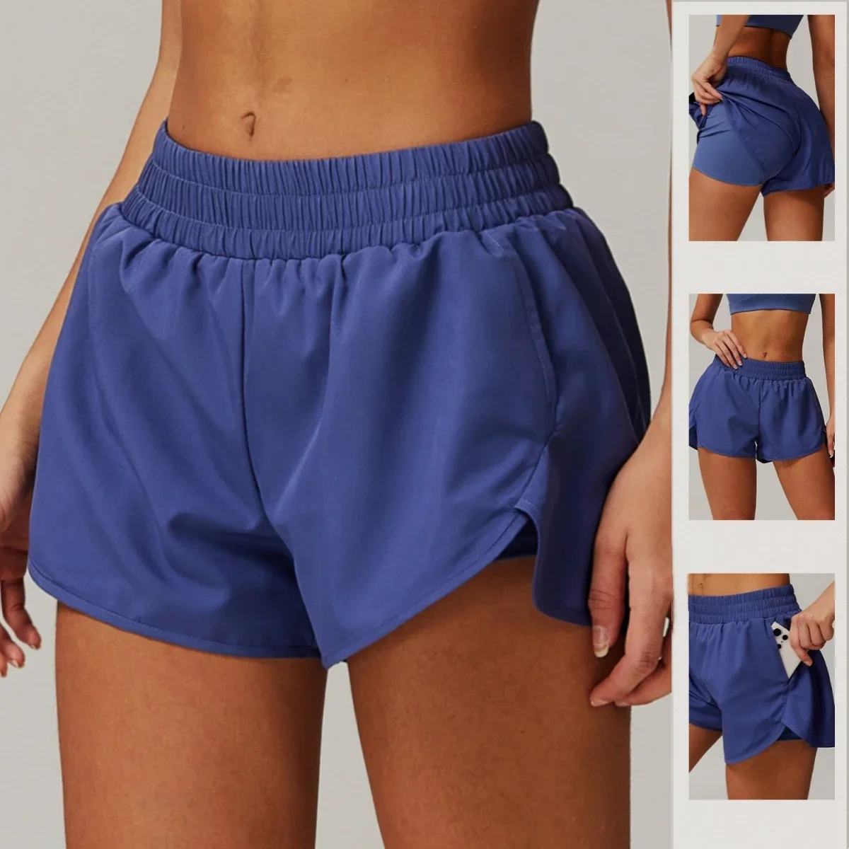 Women's nude quick-drying yoga sports shorts pocket anti-light hip-lifting running fitness yoga pants cycling sports pants
Women's nude quick-drying yoga sports shorts pocket anti-light hip-lifting running fitness yoga pants cycling sports pants