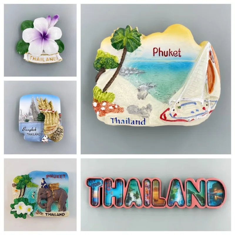 Thailand Bangkok Refrigerator Stickers Phuket Travelling Souvenirs Home Decor Wedding Gifts Tom Yum Kung Krabi Fridge Magnets
Thailand Bangkok Refrigerator Stickers Phuket Travelling Souvenirs Home Decor Wedding Gifts Tom Yum Kung Krabi Fridge Magnets