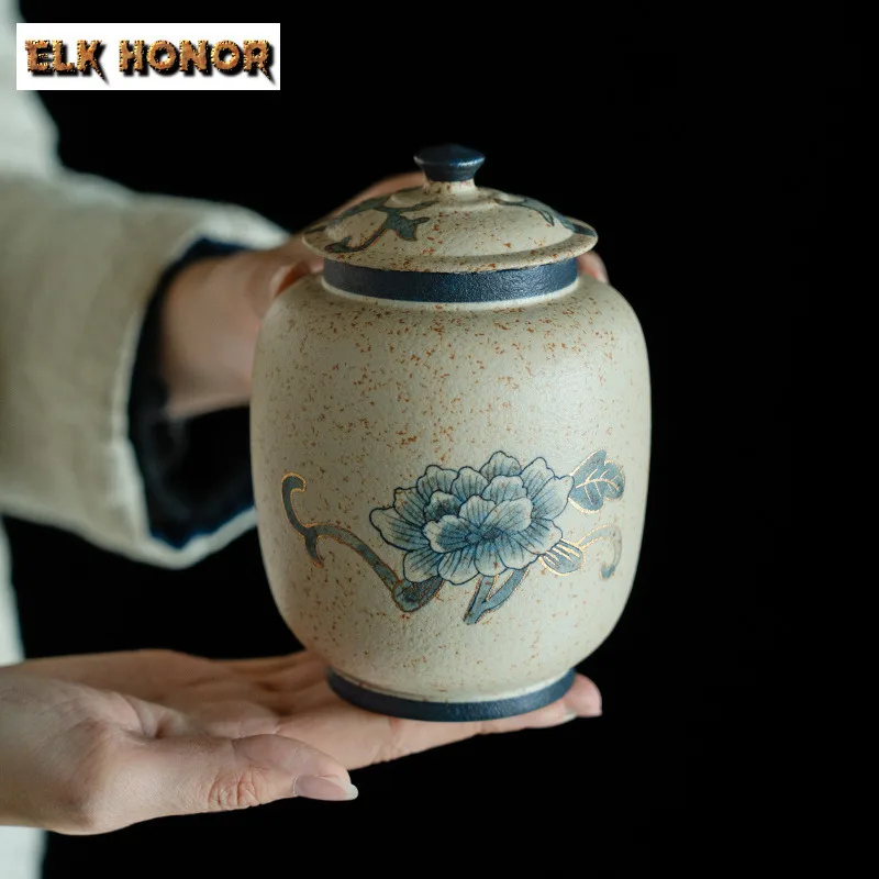 Pure Hand-painted Peony Flower Tea Box Organizer Moisture-proof Creative Storage Tank Containers Jars Tea Caddy Tea Ceremony
Pure Hand-painted Peony Flower Tea Box Organizer Moisture-proof Creative Storage Tank Containers Jars Tea Caddy Tea Ceremony