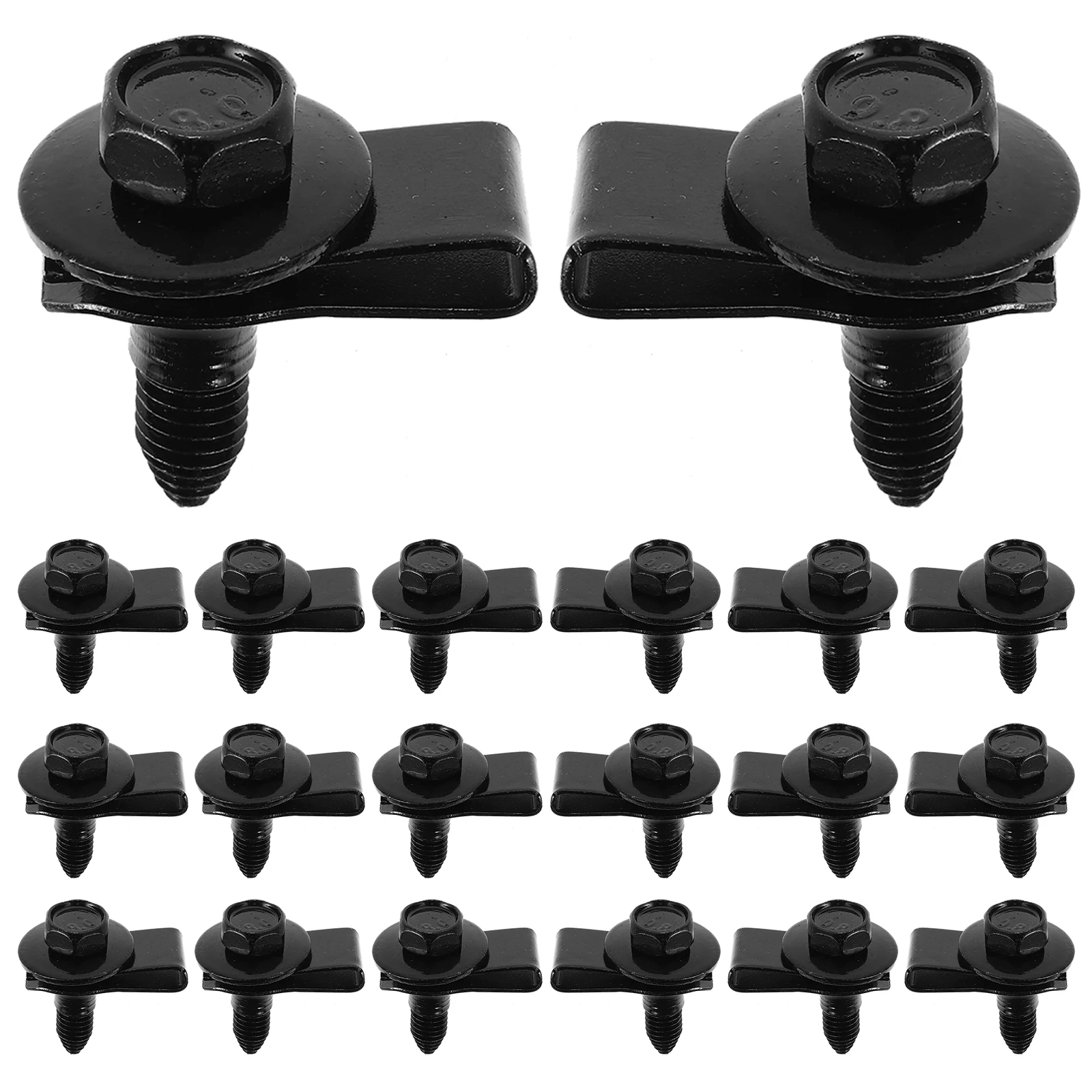 20 Sets Bumper Guard Screws Metal Clamps Car Body Panel U Type Clips Screw Clips Easy Installation Versatile Application
20 Sets Bumper Guard Screws Metal Clamps Car Body Panel U Type Clips Screw Clips Easy Installation Versatile Application