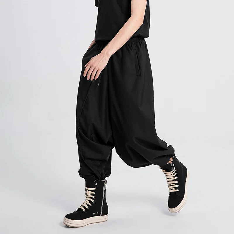 Men's Casual Pants X073 Dark Japanese Style Loose Small Leg Drop Crotch Casual High Street Jogger Nine-Point Pants
Men's Casual Pants X073 Dark Japanese Style Loose Small Leg Drop Crotch Casual High Street Jogger Nine-Point Pants