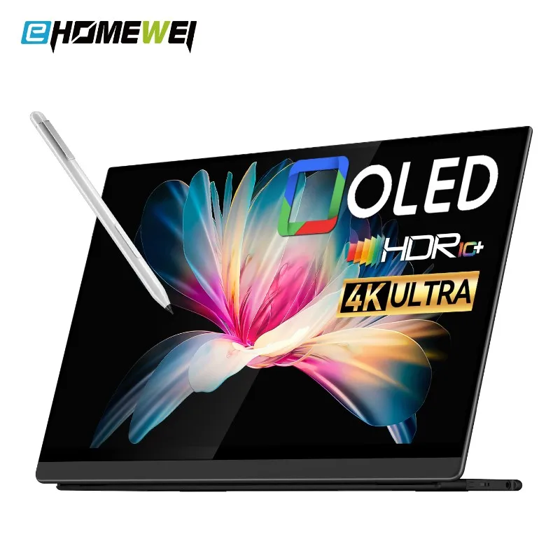EHOMEWEI Portable Monitor OLED Air Seires 13.3" 4K 60HZ 100%DCI-P3 G-sensor Touch Monitors For Laptop PC PS5 XBOX
EHOMEWEI Portable Monitor OLED Air Seires 13.3" 4K 60HZ 100%DCI-P3 G-sensor Touch Monitors For Laptop PC PS5 XBOX