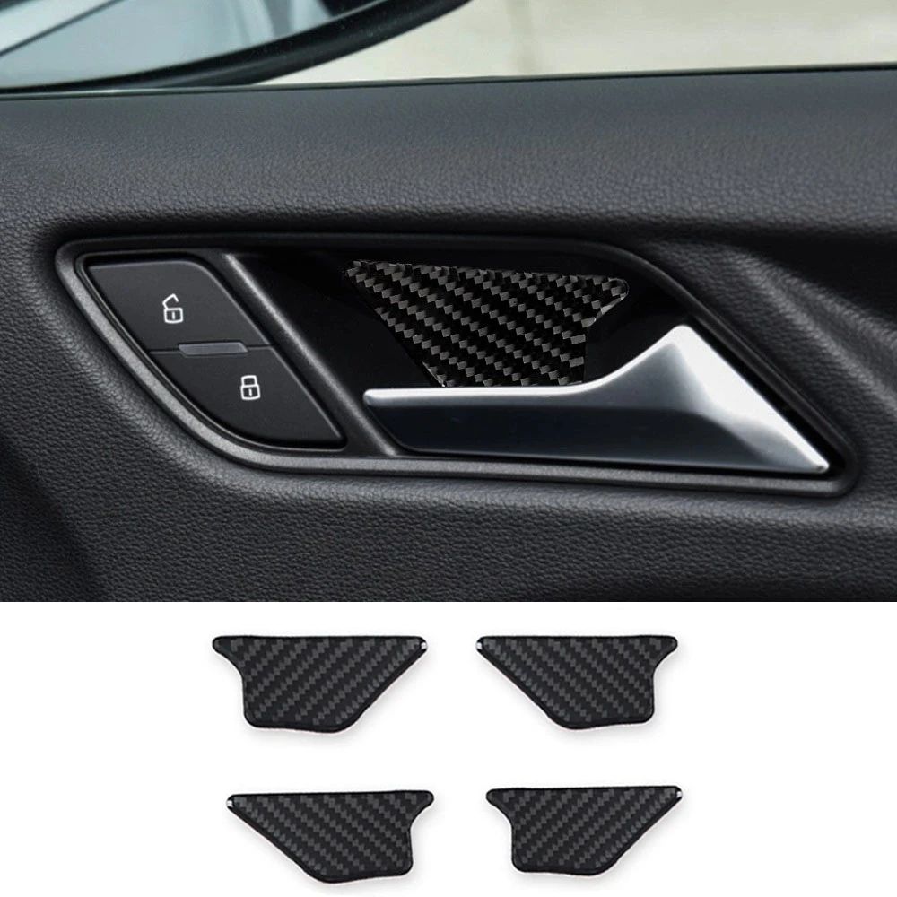For Audi A3 8V 2014-2019 Auto Interior Accessories 4Pcs Car Sticker Inner Door Handle Bowl Cover Trim Stickers Carbon Fiber
For Audi A3 8V 2014-2019 Auto Interior Accessories 4Pcs Car Sticker Inner Door Handle Bowl Cover Trim Stickers Carbon Fiber