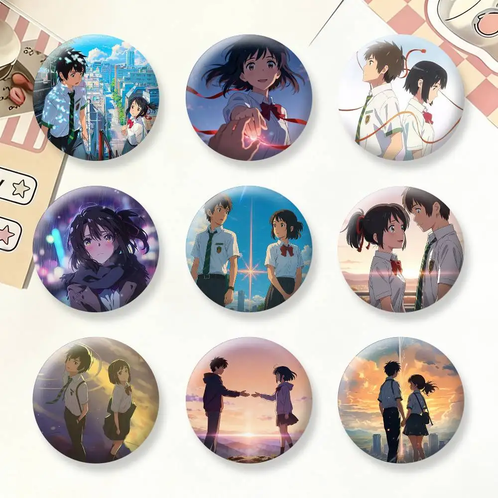 Classic Anime Your Name Badges Creative Tinplate Button PinsBrooch Badge Clothes Backpack
Classic Anime Your Name Badges Creative Tinplate Button PinsBrooch Badge Clothes Backpack