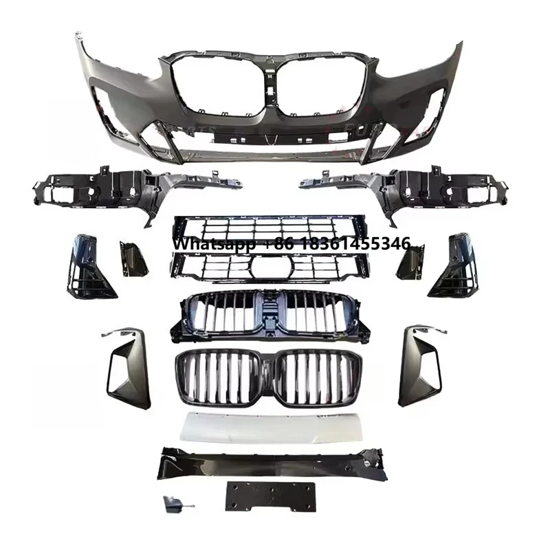 For X3 G01/G08 2018+, Old to New LCI Upgrade Front Rear Bumper High Quality Mtech Style Body Kit
For X3 G01/G08 2018+, Old to New LCI Upgrade Front Rear Bumper High Quality Mtech Style Body Kit