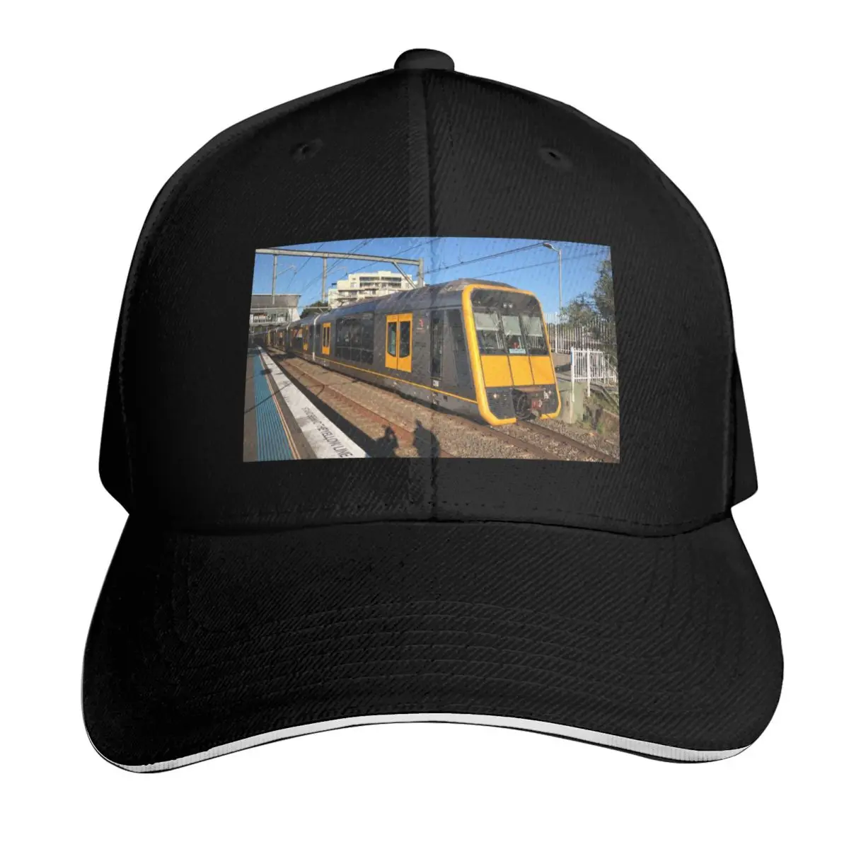 Sydney Trains T Set Tangara at West Ryde Station Baseball Cap black Visor Golf Wear Funny hats Sun Hats For Women Men's
Sydney Trains T Set Tangara at West Ryde Station Baseball Cap black Visor Golf Wear Funny hats Sun Hats For Women Men's