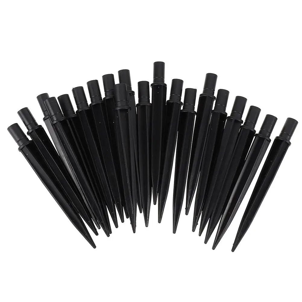 25 Pcs 14x140mm Landscape Ground Spikes Plastic Lawn Stakes Garden Pathway Black Decorative Windmill Accessories
25 Pcs 14x140mm Landscape Ground Spikes Plastic Lawn Stakes Garden Pathway Black Decorative Windmill Accessories