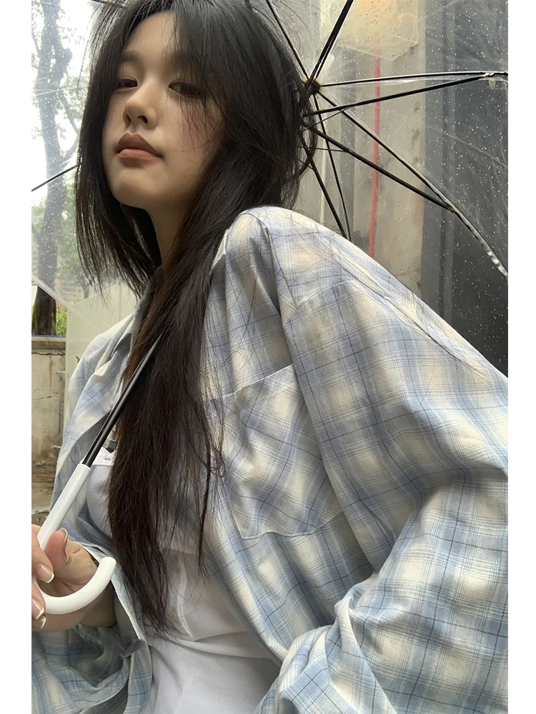 G Sle Women's Plaid irt Summer New Blue Long Sve Lazy Sle Super Beautiful Cotton Pure Breathable Loose Fit Co...
G Sle Women's Plaid irt Summer New Blue Long Sve Lazy Sle Super Beautiful Cotton Pure Breathable Loose Fit Co...