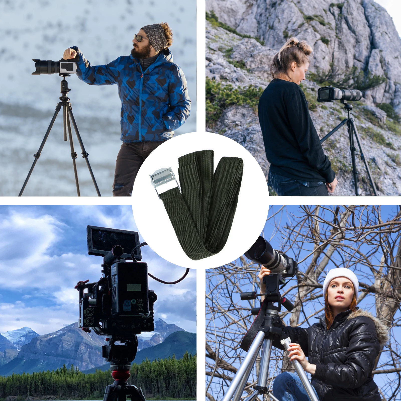 2pcs Strap Outdoor Hunting Video Securing Belt Adjustable Camping Supplies Green Durability Bundle Tool Camera Fixing
2pcs Strap Outdoor Hunting Video Securing Belt Adjustable Camping Supplies Green Durability Bundle Tool Camera Fixing