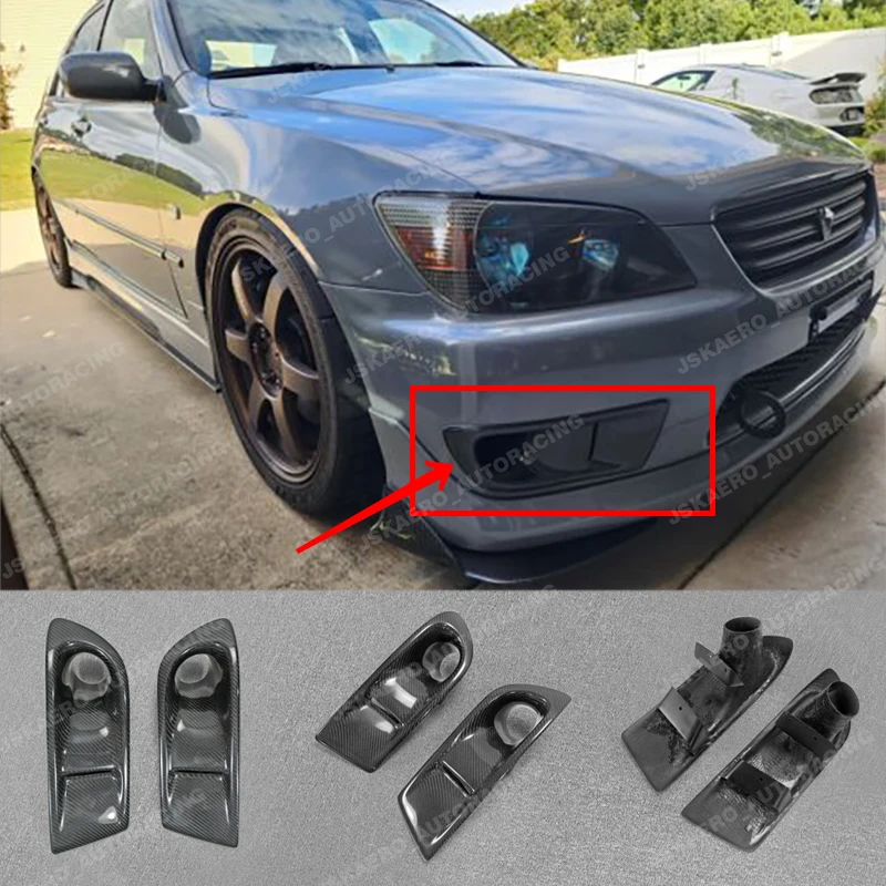 For Lexus 98-05 IS200 Altezza SXE10 GXE10 Front Bumper Brake Duct Carbon Fiber car BodyKits
For Lexus 98-05 IS200 Altezza SXE10 GXE10 Front Bumper Brake Duct Carbon Fiber car BodyKits