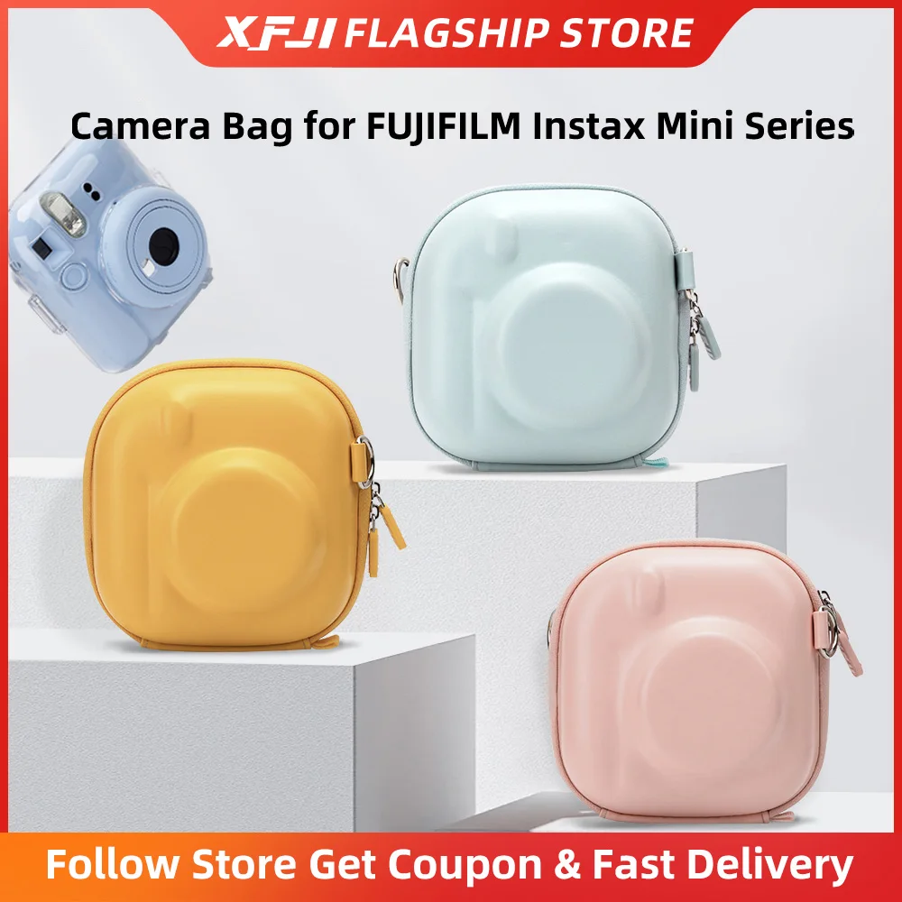 XFJI Camera Bag for FUJIFILM Instax Mini 13 12 Organizer Storage Case PU Hard Shell Bag Portable Case Camera Accessories
XFJI Camera Bag for FUJIFILM Instax Mini 13 12 Organizer Storage Case PU Hard Shell Bag Portable Case Camera Accessories
