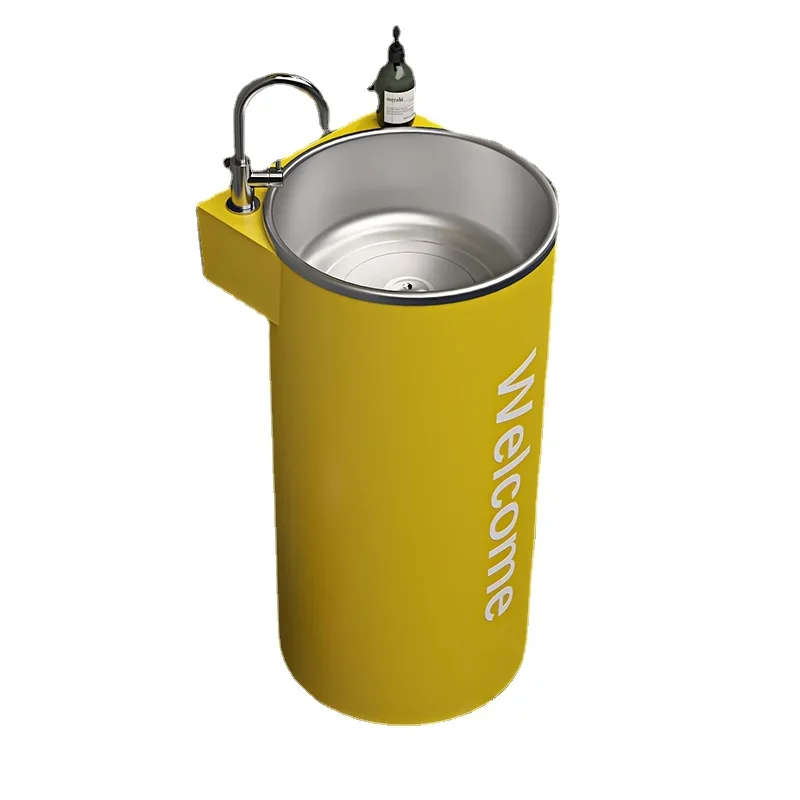 Industrial style handwashing station, washbasin column, commercial courtyard washbasin, washbasin
Industrial style handwashing station, washbasin column, commercial courtyard washbasin, washbasin