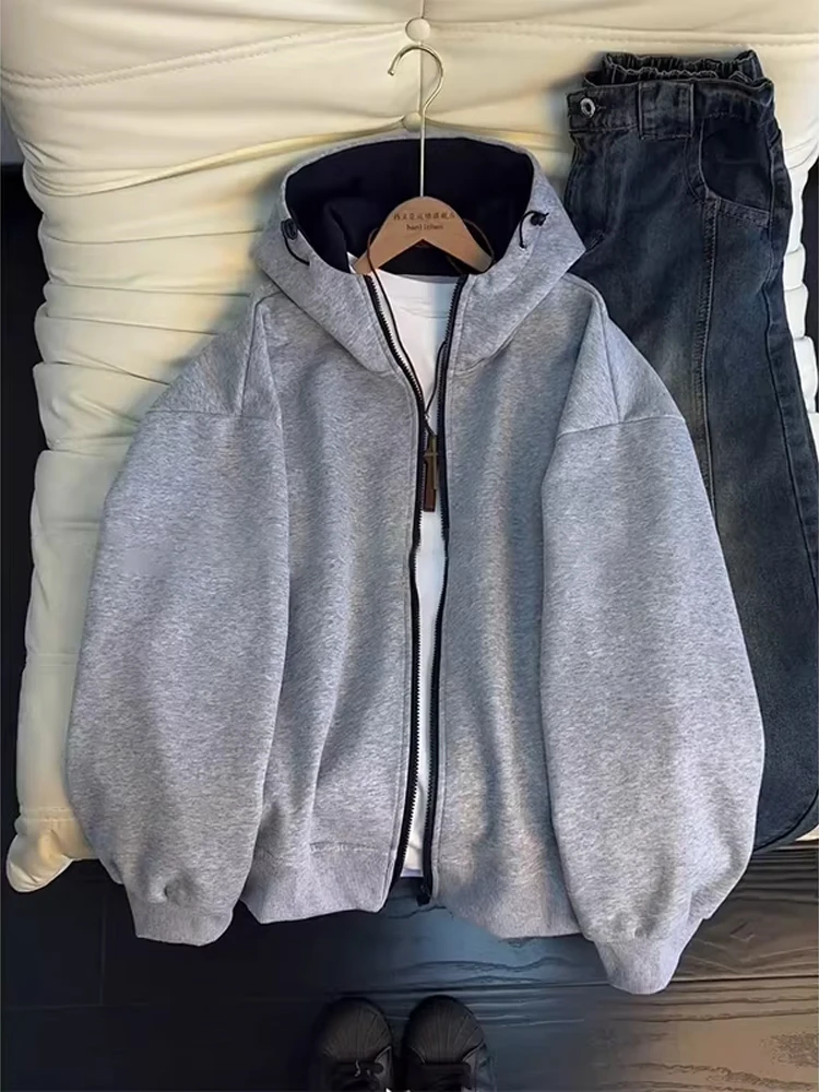 ay Linen Zipper Hoodie Men's Spring Couple's Contrast Color Sweater Comfortable Loose Fit Long Sve Hooded Jaet
ay Linen Zipper Hoodie Men's Spring Couple's Contrast Color Sweater Comfortable Loose Fit Long Sve Hooded Jaet