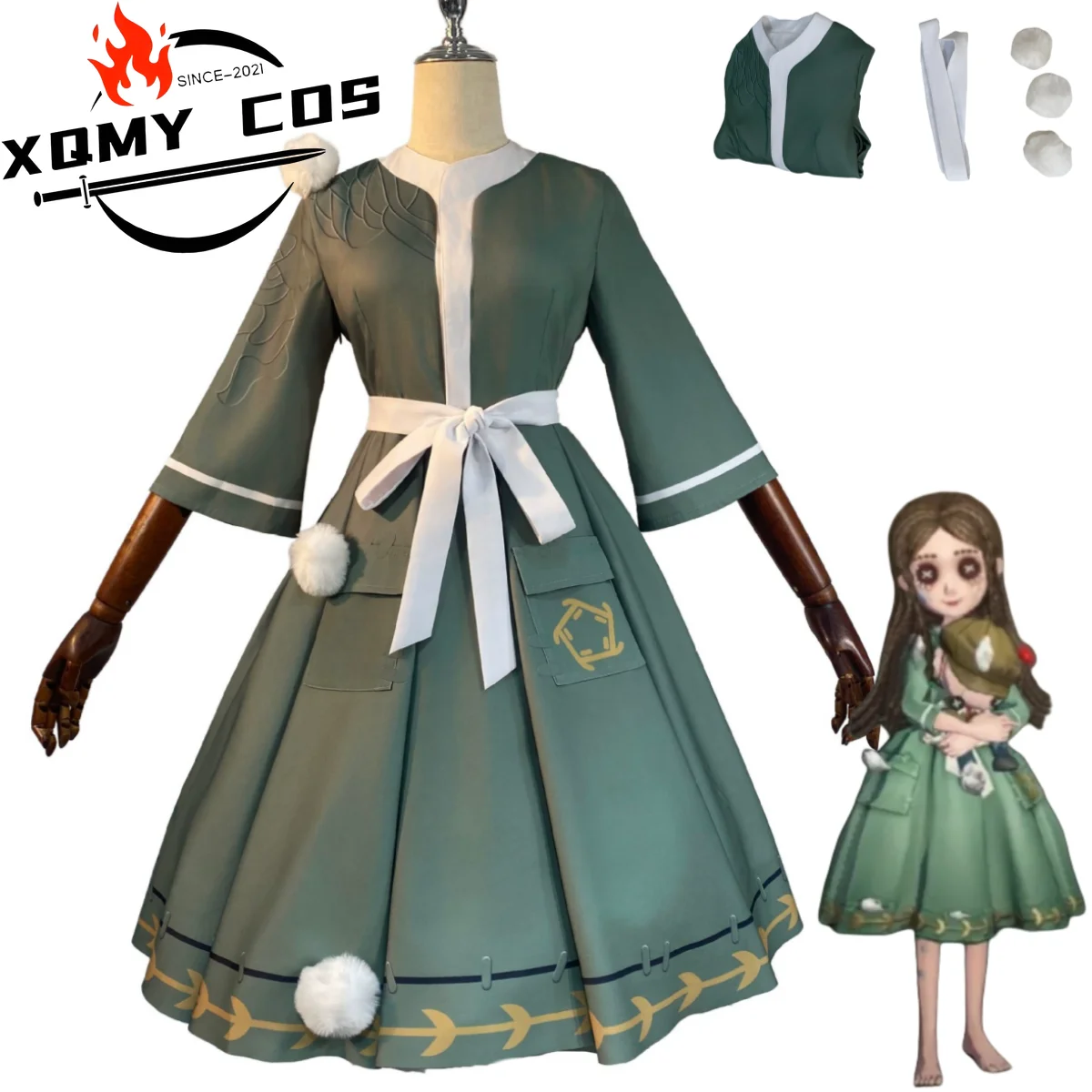 XqGame Identity V Memory Little Girl Diyi Косплей Костюм Зеленая Рубашка Платье Горничной Женский Сексуальный Каваи Хэллоуин Рождественский Костюм
XqGame Identity V Memory Little Girl Diyi Косплей Костюм Зеленая Рубашка Платье Горничной Женский Сексуальный Каваи Хэллоуин Рождественский Костюм