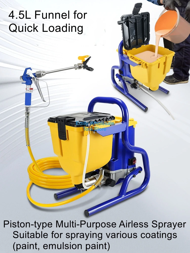 110V/220V Airless Sprayer for Paint and Latex Paint—Compact DIY Spray Gun
110V/220V Airless Sprayer for Paint and Latex Paint—Compact DIY Spray Gun