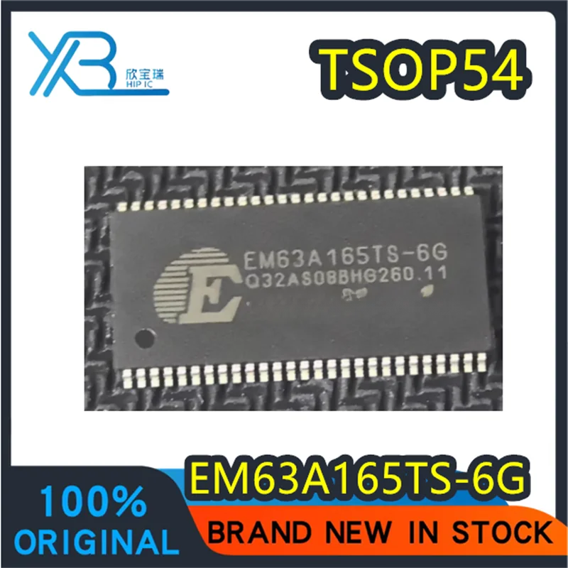 (10/50 pieces) EM63A165 EM63A165TS-6G TSOP-54 Original authentic memory 32M memory chip Spot electronics
(10/50 pieces) EM63A165 EM63A165TS-6G TSOP-54 Original authentic memory 32M memory chip Spot electronics