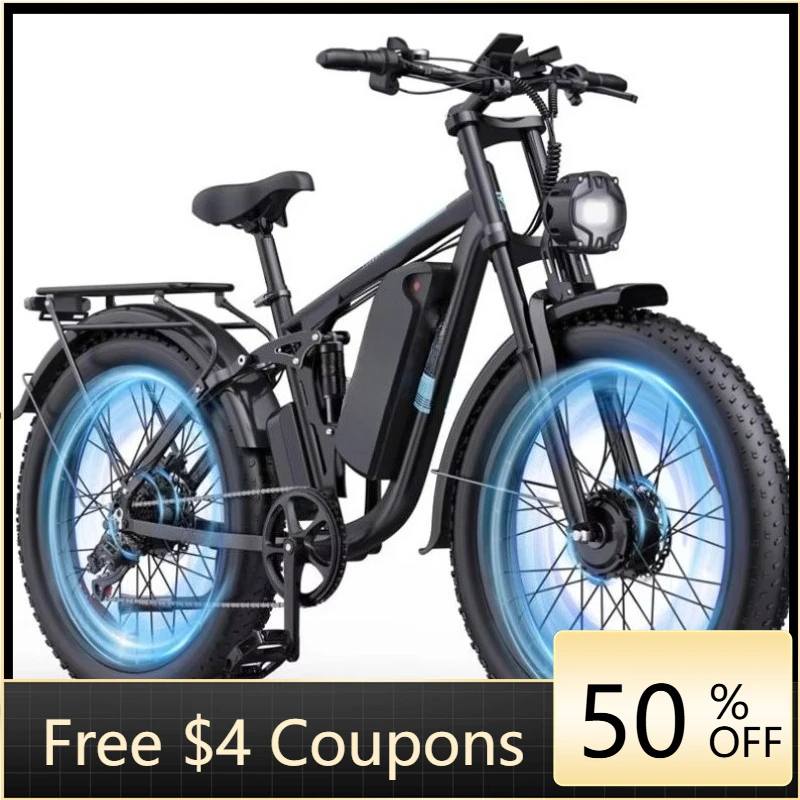 Rs 2000w 48v Dual Motor Electric Mountain Bike Lithium Battery Electric Bike Fat Tire Electric Bike
Rs 2000w 48v Dual Motor Electric Mountain Bike Lithium Battery Electric Bike Fat Tire Electric Bike