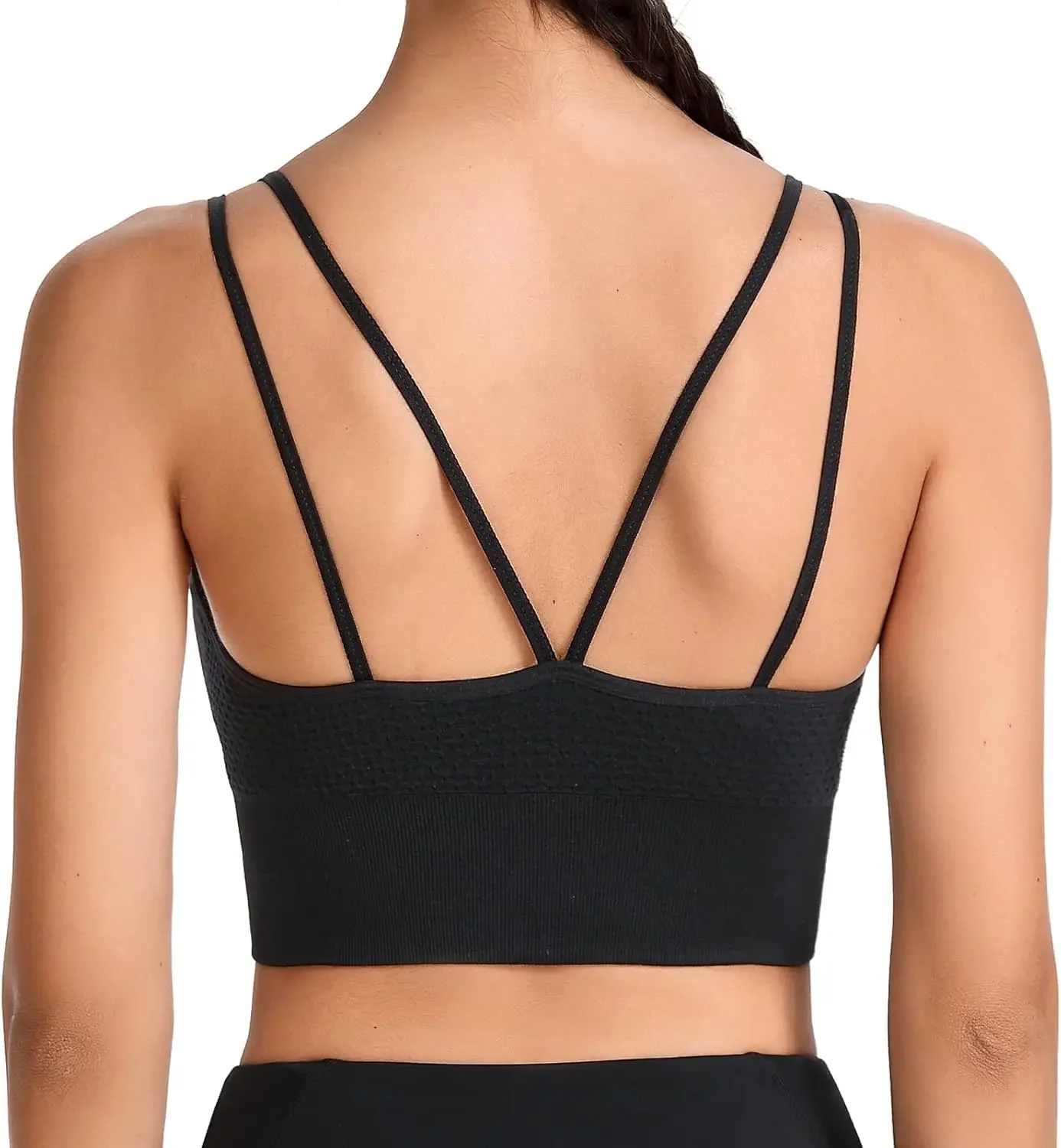 Sports Bra, Workout Tops for Women, Medium Impact Strappy Padded Sports Bras for Women High Support
Sports Bra, Workout Tops for Women, Medium Impact Strappy Padded Sports Bras for Women High Support