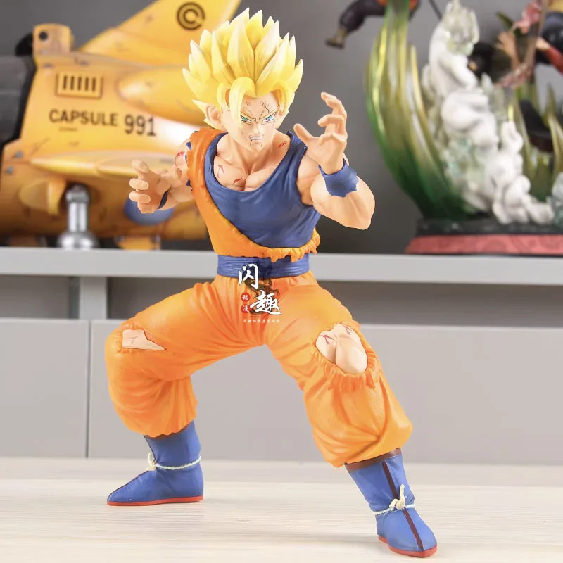 Anime Dragon Ball Z Son Goku Figurine 23cm Manga Super Saiyan 2 Figuras Toys SSJ GK Statue Model Ornament Action Figure Gift
Anime Dragon Ball Z Son Goku Figurine 23cm Manga Super Saiyan 2 Figuras Toys SSJ GK Statue Model Ornament Action Figure Gift