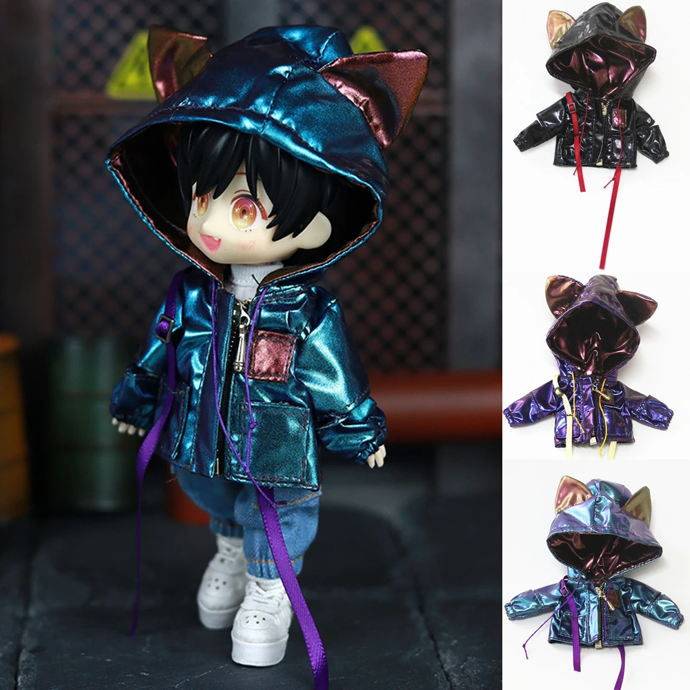 Детская игрушка ручной работы 1:1 ob11 ГСК bjd pd9 YMY, Одежда для кукол, черная, синяя, фиолетовая крутая куртка, 1 шт.
Детская игрушка ручной работы 1:1 ob11 ГСК bjd pd9 YMY, Одежда для кукол, черная, синяя, фиолетовая крутая куртка, 1 шт.