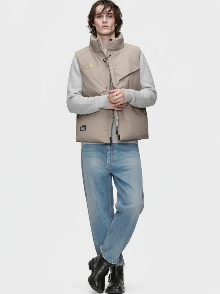 Loose Cotton Vest Jaet HA7MS OAK Functional Sle Couple's Autumn Winter Clothes Hidden ket ort Length Zipper Closure
Loose Cotton Vest Jaet HA7MS OAK Functional Sle Couple's Autumn Winter Clothes Hidden ket ort Length Zipper Closure