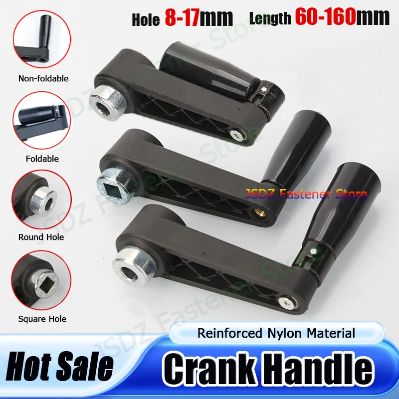 1-5pcs 60-160mm Length Crank Handle Metal Circular/Square Hole 8-17mm Foldable/Non-foldable Handle For Turning&Milling Machines
1-5pcs 60-160mm Length Crank Handle Metal Circular/Square Hole 8-17mm Foldable/Non-foldable Handle For Turning&Milling Machines