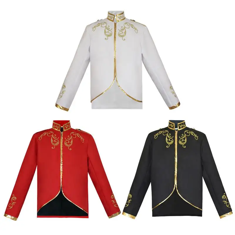 Medieval Prince Embroidered Men's Outerwear Halloween Performance Costume Stage Suit Retro Style Men's Fashion Traditional Et...
Medieval Prince Embroidered Men's Outerwear Halloween Performance Costume Stage Suit Retro Style Men's Fashion Traditional Et...